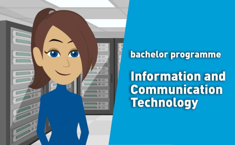 Thumbnail of an animation about Information and Communication Technology