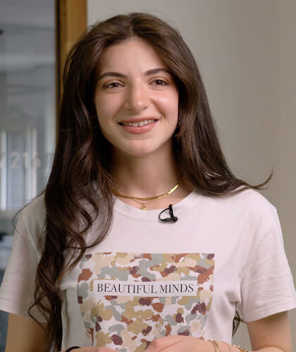 Portrait of Ines, Civil Engineering student