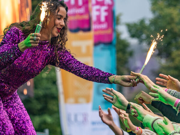 Artiest tijdens HZ Kick Off festival