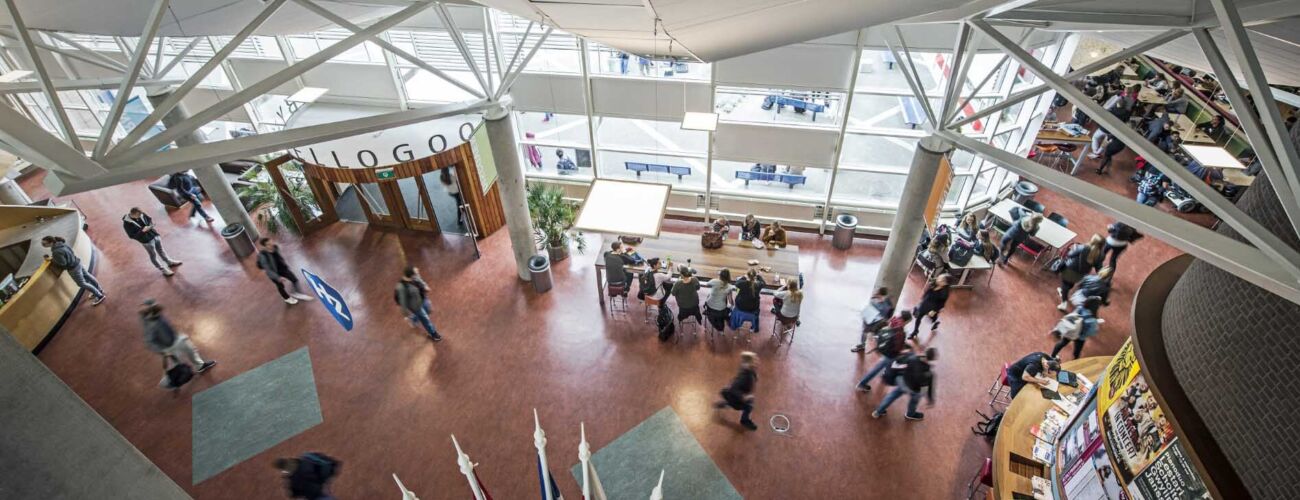 Bovenaanzicht hal gebouw Edisonweg Vlissingen HZ