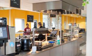 Het restaurant van HZ in Middelburg