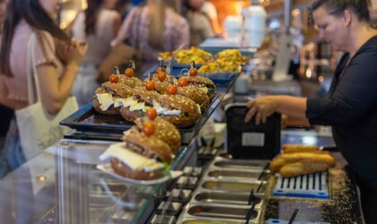 Broodjes bij de catering van de Edisonweg locatie