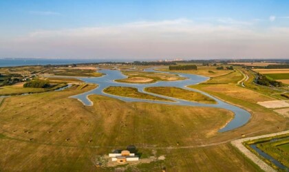 Waterdunen vanuit de lucht