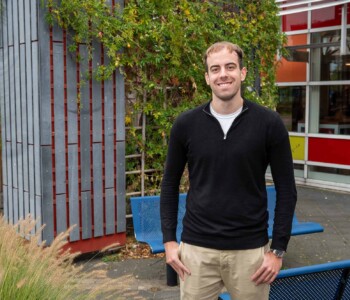 Ryan in front of the HZ in Vlissingen