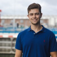 Portret van Civiele Techniek student Mike