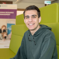 Portret van Sven, student Human Resource Management