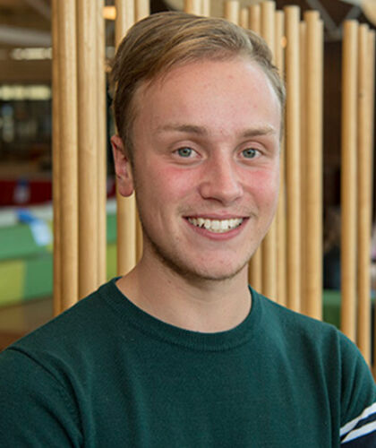 Portret van Rick, student Leraar Basisonderwijs