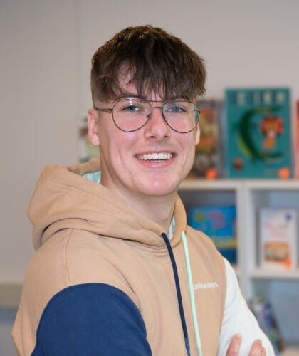 Portret van Dave, student Pedagogiek deeltijd