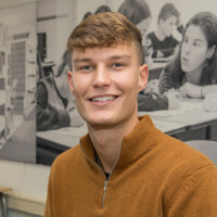 Portret van Matthijs, student Pedagogiek