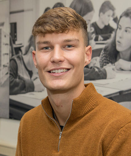 Portret van Matthijs, student Pedagogiek