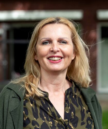 Portret van Monique, deeltijd student Social Work