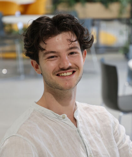 Portret van Martijn, student Watermanagement