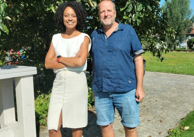 Rose Mandungu en Herman Rakers