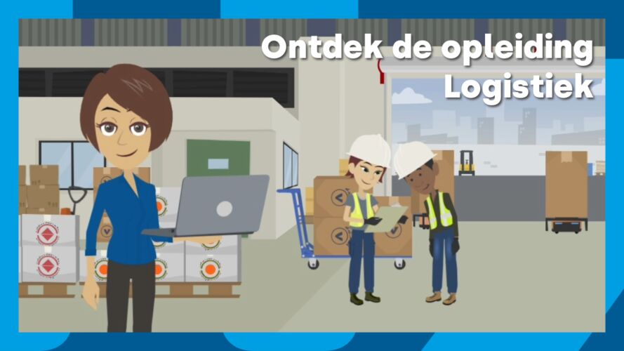 Animatiebeeld van uitlegvideo over Logistiek