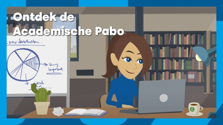 Animatiebeeld uitlegvideo van Academische Pabo