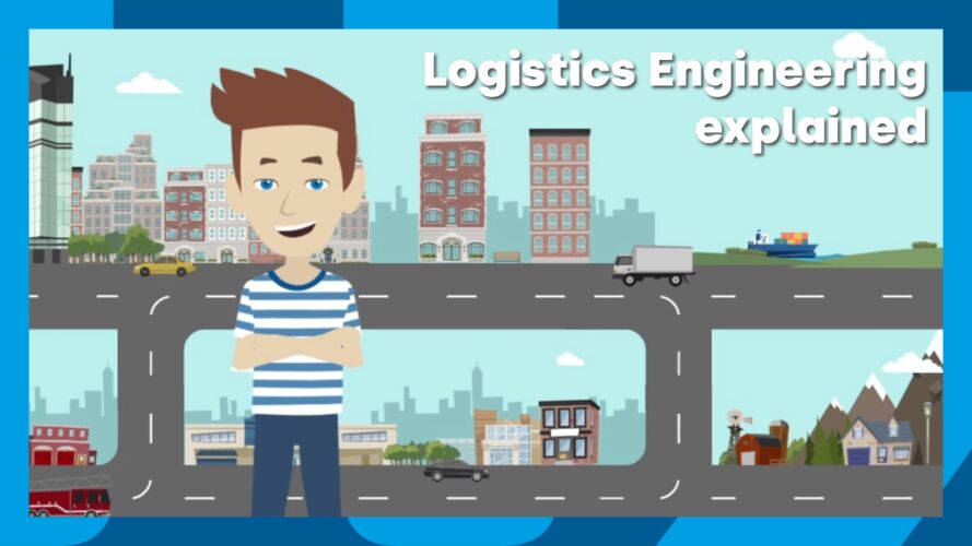 Animation of Logistics Engineering