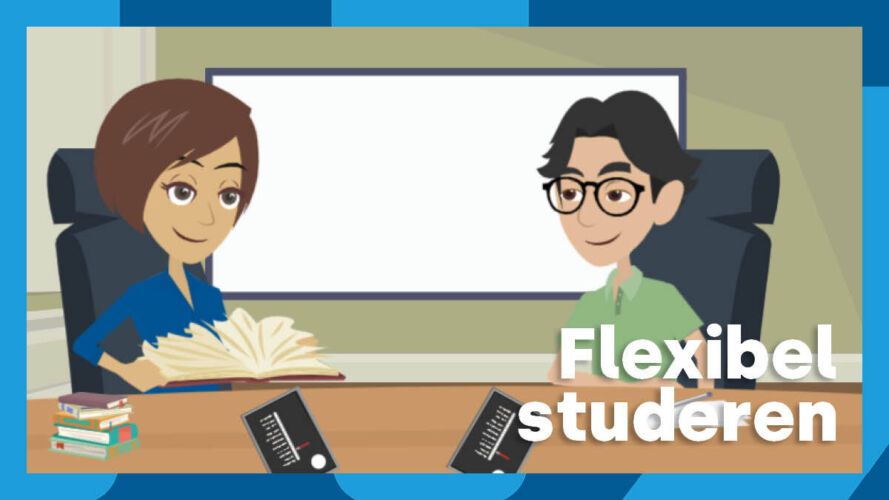 Thumbnail van animatie over flexibel studeren